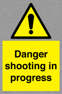 Danger shooting in progress